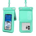 防水ポーチ スマホ防水 ケース IPX8防水規格 PVC製 携帯防水ケース 完全防水ケース 7.5インチまで対応