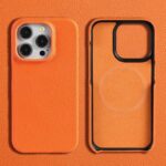 iPhone 17 本革 背面型ケース magsafe対応ケース iPhone 17pro 対応 背面型ケース