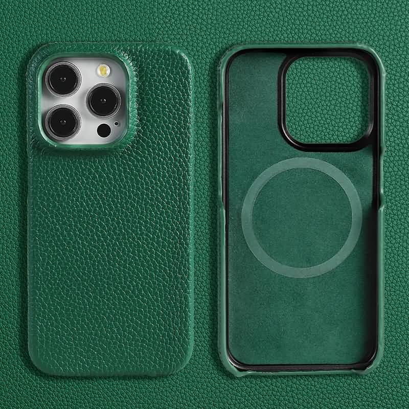 AC04162026014-03 iPhone 17 本革 背面型ケース magsafe対応ケース iPhone 17pro 対応 背面型ケース