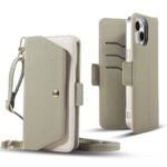 iPhone17 合成革 手帳型 ケース アイフォン カバー ストラップ ショルダー付き iPhone16 ケース iPhone17ケース iPhone17pro ケース