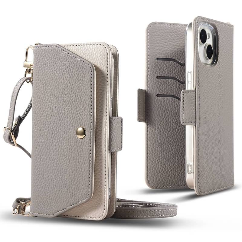 AC04162026016-04 iPhone17 合成革 手帳型 ケース アイフォン カバー ストラップ ショルダー付き iPhone16 ケース iPhone17ケース iPhone17pro ケース