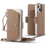 iPhone17 合成革 手帳型 ケース アイフォン カバー ストラップ ショルダー付き iPhone16 ケース iPhone17ケース iPhone17pro ケース
