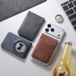 iPhone・スマホ 通用Magsafe対応ケース 強力磁 ケース 角度調節可能 折れ畳式 カード収納可能 ケース