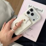 iPhone17 合成革 背面型 ケース アイフォン カバー iPhone17ケース iPhone17pro ケース スマホカバー