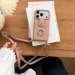 iPhone17 合成革 背面型 ケース アイフォン カバー iPhone17ケース iPhone17pro ケース スマホカバー