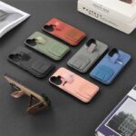 iPhone 17 合成革ケース 背面型ケース iPhone 17e/iPhone16e 対応 ケース カート収納可能 iPhone17 PUレザー ケース スマホケース