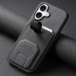 iPhone 17 合成革ケース 背面型ケース iPhone 17e/iPhone16e 対応 ケース カート収納可能 iPhone17 PUレザー ケース スマホケース