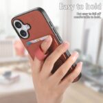 iPhone 17 合成革ケース 背面型ケース iPhone 17e/iPhone16e 対応 ケース カート収納可能 iPhone17 PUレザー ケース スマホケース