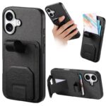 iPhone 17 合成革ケース 背面型ケース iPhone 17e/iPhone16e 対応 ケース カート収納可能 iPhone17 PUレザー ケース スマホケース