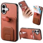 iPhone 17 合成革ケース 背面型ケース iPhone 17e/iPhone16e 対応 ケース カート収納可能 iPhone17 PUレザー ケース スマホケース