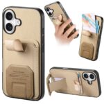 iPhone 17 合成革ケース 背面型ケース iPhone 17e/iPhone16e 対応 ケース カート収納可能 iPhone17 PUレザー ケース スマホケース