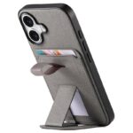 iPhone 17 合成革ケース 背面型ケース iPhone 17e/iPhone16e 対応 ケース カート収納可能 iPhone17 PUレザー ケース スマホケース