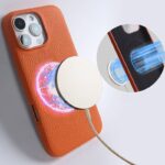 iPhone 17e/16e 本革 背面型ケース magsafe対応ケース iPhone 17pro 対応 背面型ケース iPhone16本革製レザー ケース スマホケース