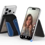 iPhone・スマホ 通用Magsafe対応ケース 強力磁 ケース 角度調節可能 折れ畳式 カード収納可能 ケース