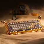 GravaStar Mercury K1 Pro ゲーミングキーボード 無線 ワイヤレス 75% テンキーレス 無線