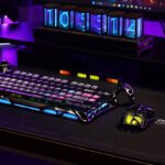 GravaStar Mercury K1 Pro ゲーミングキーボード 無線 ワイヤレス 75% テンキーレス 無線