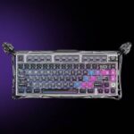 GravaStar Mercury K1 Pro ゲーミングキーボード 無線 ワイヤレス 75% テンキーレス 無線