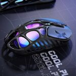 [技適マーク取得済み] GravaStar XPRO ゲーミング マウス 軽量 8Kポーリングレート 200時間連続使用 充電式 光るRGB ゲーミングマウス