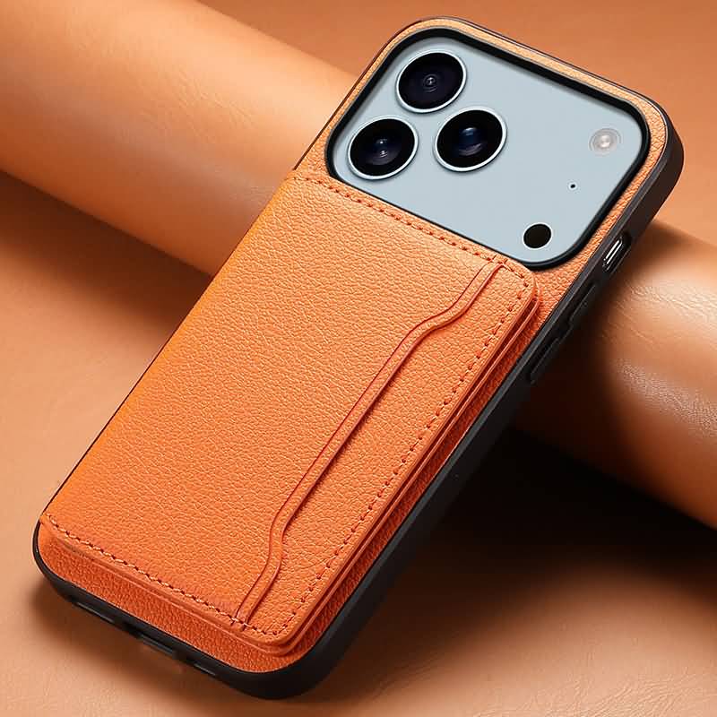 AC04212026035-03 iPhone 17 合成革ケース 背面型ケース iPhone 17e/iPhone16e 対応 ケース カート収納可能