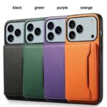 iPhone 17 合成革ケース 背面型ケース iPhone 17e/iPhone16e 対応 ケース カート収納可能