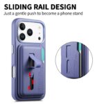 iPhone 17 合成革ケース 背面型ケース カート収納可能 iPhone17 PUレザー ケース