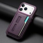 iPhone 17 合成革ケース 背面型ケース カート収納可能 iPhone17 PUレザー ケース