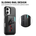 iPhone 17 合成革ケース 背面型ケース カート収納可能 iPhone17 PUレザー ケース