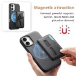 iPhone 17 合成革ケース 背面型ケース カート収納可能 iPhone17 PUレザー ケース