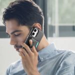 iPhone 17 合成革ケース 背面型ケース カート収納可能 iPhone17 PUレザー ケース