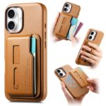 iPhone 17 合成革ケース 背面型ケース カート収納可能 iPhone17 PUレザー ケース