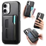 iPhone 17 合成革ケース 背面型ケース カート収納可能 iPhone17 PUレザー ケース