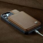 iPhone 17 合成革ケース 背面型ケース カート収納可能 iPhone17 PUレザー ケース スマホケース