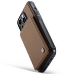 iPhone 17 合成革ケース 背面型ケース カート収納可能 iPhone17 PUレザー ケース スマホケース