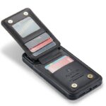 iPhone 17 合成革ケース 背面型ケース カート収納可能 iPhone17 PUレザー ケース スマホケース