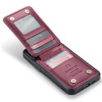 iPhone 17 合成革ケース 背面型ケース カート収納可能 iPhone17 PUレザー ケース スマホケース