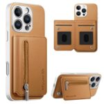 iPhone 17 合成革ケース 背面型ケース カート収納可能 iPhone17 PUレザー ケース スマホケース