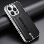 iPhone 17 合成革ケース 背面型ケース カート収納可能 iPhone17 PUレザー ケース スマホケース