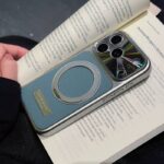 iPhone 17 合成革ケース 背面型ケース magsafe対応ケース iPhone17 PUレザー ケース スマホケース