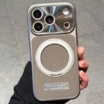 iPhone 17 合成革ケース 背面型ケース magsafe対応ケース iPhone17 PUレザー ケース スマホケース