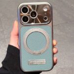 iPhone 17 合成革ケース 背面型ケース magsafe対応ケース iPhone17 PUレザー ケース スマホケース