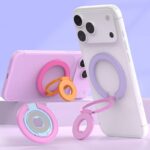 両面 折り畳式 マグネット式 スマホ スタンド Magsafe対応 スマートフォン 強磁器