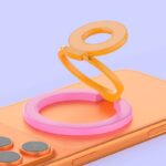 両面 折り畳式 マグネット式 スマホ スタンド Magsafe対応 スマートフォン 強磁器