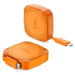 PD25W 快速充電器 ワイヤレスチャージャー QI2.2 ワイヤレス充電器 iPhone充電器 type- C 装着のままでも充電可能 全4色 SKU:AC04212026053 - Image 5