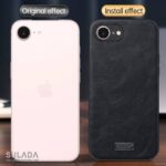 iPhone 17 2in1 PC+TPU ケース 17e/iPhone16eケース iphone 背面型 合成革 ケース