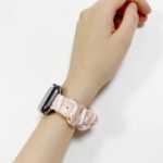 Apple watch バンド シュシュ ベルト  Apple watch バンド ベルト Apple watch 38mm/40/41/42mm 42/44/45/46/49mm 交換用 伸縮ベルト Apple Watchベルト 全8色 SKU:AC04302026003 - 画像 (10)