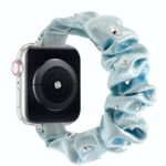 Apple watch バンド シュシュ ベルト  Apple watch バンド ベルト Apple watch 38mm/40/41/42mm 42/44/45/46/49mm 交換用 伸縮ベルト Apple Watchベルト 全8色 SKU:AC04302026003 - 画像 (9)