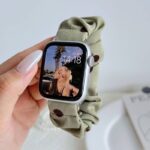 Apple watch バンド シュシュ ベルト Apple watch バンド ベルト Apple watch 38mm/40/41/42mm 42/44/45/46/49mm