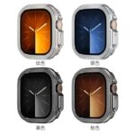 AppleWatch 49mm アップルウォッチ 専用 ケース TPU+アルミニウム合金+ガラスフィルム構造 AppleWatch Ultra 49mm 保護ケース 着装まま充電可能 簡単装着 全4色 SKU:AC04302026009 - Image 2