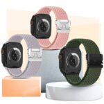 アップルウォッチ バンド ナイロンバンド Apple Watchバンド apple watch 44mm 45mm 46mm 49mm ULTRA ナイロン ベルト AppleWatchベルト スポーツバンド  全12色 SKU:AC04302026019 - 画像 (3)