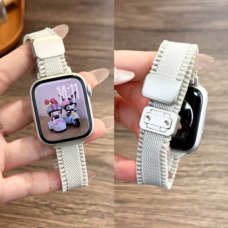 AC04302026029-03 アップルウォッチ バンド ナイロンバンド マグネット式 Apple Watchバンド apple watch 44mm 45mm 46mm 49mm ULTRA ナイロン ベルト
